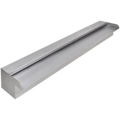

Rectangular Waterfall Pool Fountain Stainless Steel 354"