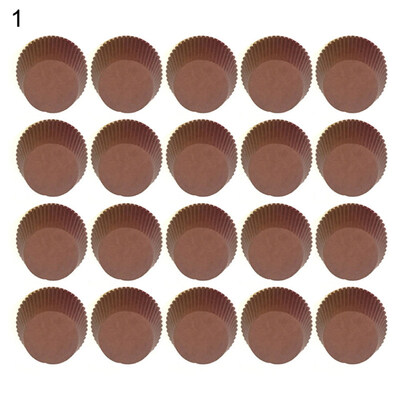 

100Pcs Heart Spot Rabbit Print Cupcake Cake Case Muffin Baking Cup Party Decor