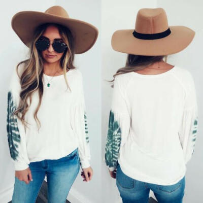

New Womens Tunic Tops Long Sleeve Casual Loose Tops Blouse Fashion Shirt T-Shirt