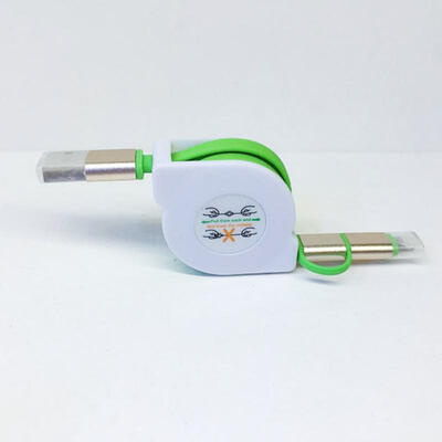 

Retractable Charging Cable Lightning Micro USB 2-in-1 2A USB Charging Cable For IPhone Samsung Nokia Huawei Xiaomi 33ft