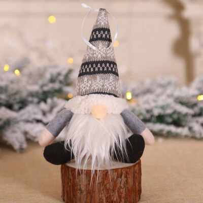 

Christmas Doll Toys Knitted Plush Christmas Gnome Swedish Figurines Holiday Decoration Gifts Kids Xmas Decoration Dolls