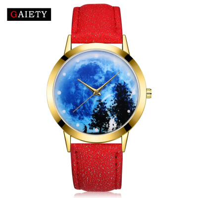 

GAIETY Fashion Women Watches Female Starry Sky Dial Leather Quartz Wrist Watch Montre Femme Ladies Watch reloj mujerbayan kol