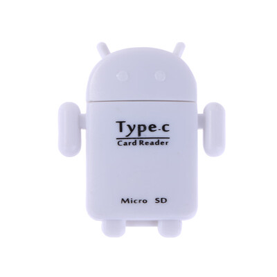 

Cute Android Robot Shaped USB 31 Type-C OTG Micro SD TF Card Reader