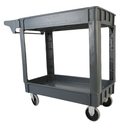 

2 Layers 18 in x 30 in Standard Plastic Service Cart