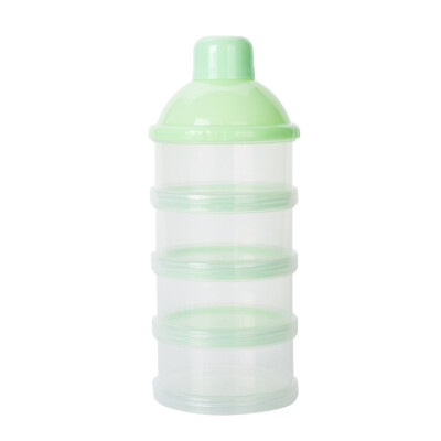 

4 Layers Case Feeding Container Food Baby Milk Dispenser Powder Formula Box No Spill Baby Milk Powder Dispenser