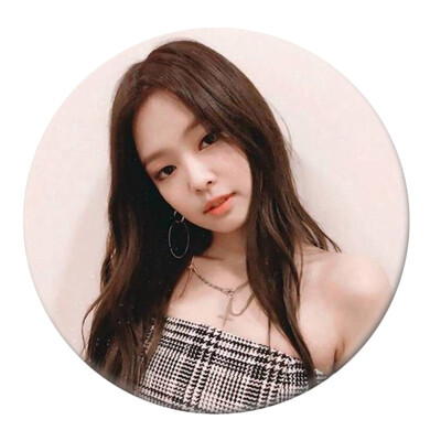 

Black Pink tin Plate Badge Brooch Cute Cartoon Brooch Bag Pendant Boys Girls Accessories hot Gift for Fans