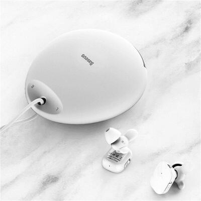 

Baseus Bluetooth Earphone Wireless Headphone For Phone Mini In Ear Gaming Headset With Mic Handsfree Earphones