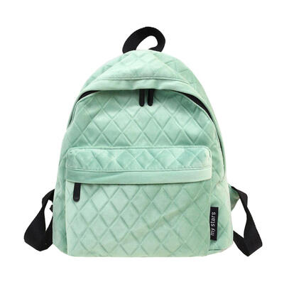 

Mini Plaid Velvet Backpacks Women Girls Pure Shoulder School Travel Bags