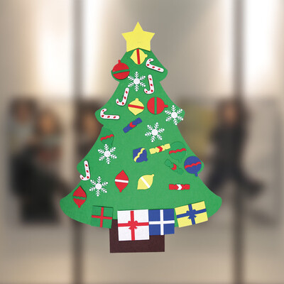 

Toponeto DIY Three-dimensional Cloth Christmas Tree large Christmas Hanging Gift