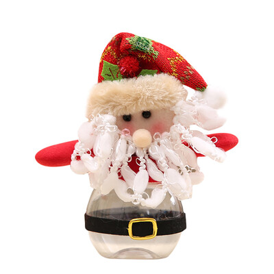

〖Follure〗Santa Claus Snowman Elk Christmas Candy Packaging Christmas Candy Jar Decoration
