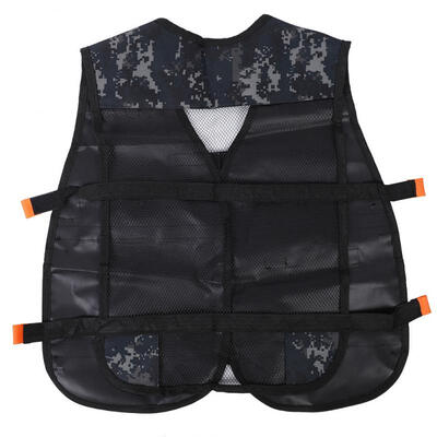 

Greensen Outdoor Sport Children Toy Gun Game Jacket Breathable Black Training Tactics Vest