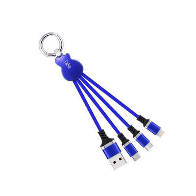 

3-in-1 Charge Cable 24A Creative LED Guitar Shaped Charging Cable For IPHONE Android Huawei