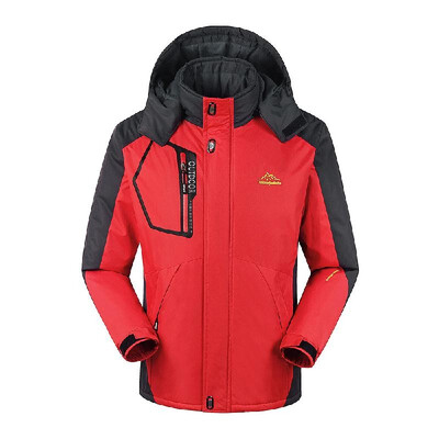 

Mens Windproof Fleece Jacket Winter Outdoor Sport Waterproof Ski Jacket Coat Camping Hiking Running