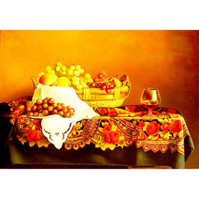 

5D DIY Full Drill Diamond Painting Fruits Table Cross Stitch Embroidery Kit