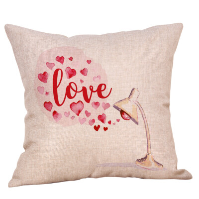 

Siaonvr Happy Valentines Day Throw Pillow Case Sweet Love Square Cushion Cover