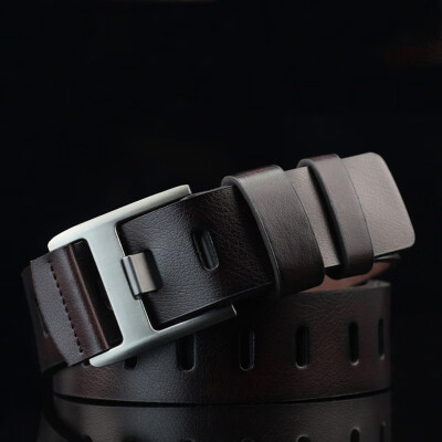 

Retro Unisex belt Solid Color Imitation Leather Pin Buckle Men belt Casual Alloy Buckle Women belt youth Students belt