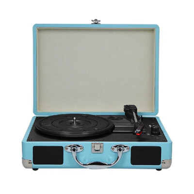 

Turntable With Speakers Vintage BT Phonograph USB Interface Record Player Stereo Sound Black EU-type