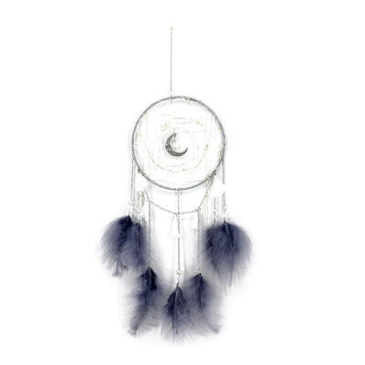 

Feathers Dream Catcher LED Light String Home Bedroom Hanging Pendant Decor