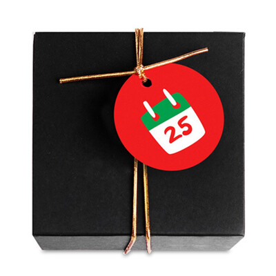 

100 Pcs Christmas Gift Candy Package Pendant Xmas Message Card Packaging Tag