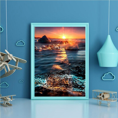 

Gobestart 5D Embroidery Paintings Rhinestone Pasted DIY Diamond Painting Cross Stitch Full Diamond