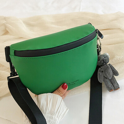 

Wide shoulder strap diagonal small bag women 2019 new Korean fashion womens bag shoulder slung pockets tide