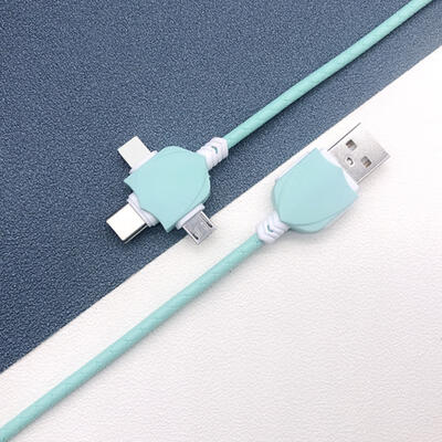 

Three-in-one Data Cable For Usb Micro Flat-quality LeTV Three-in-one Multi-function Universal Mobile Phone Data Cable