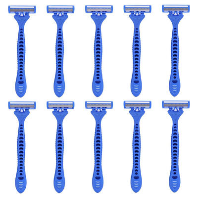 

3-Layer Blades Manual Razor Travel Hotel Disposable Shaver Body Trimmer