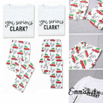 

Family Match Kid Mom Dad Christmas Pajamas PJs Set Xmas Sleepwear Nightwear Gift