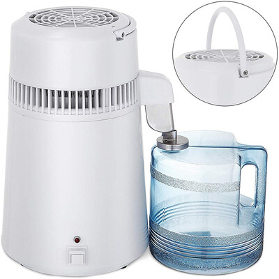 

VEVOR Water Distiller 750W Purifier Filter with Handle 11 Gal 4L BPA Free Container Perfect for Home Use White
