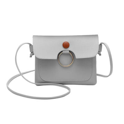 

Circle Shoulder Flap Messenger Handbags Women Small Leather Crossbody Bags