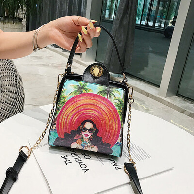 

Tailored Fashion Women Printing Beautiful Girls Crossbody Bag Handle Bags Shoulder Bags