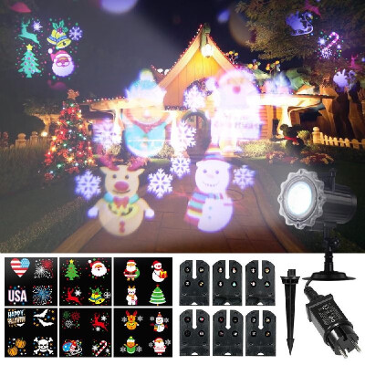 

Projection Light Animated LED Projector Light Christmas Projector Lights Halloween Projector with 6 Dynamic Animation Slides for H