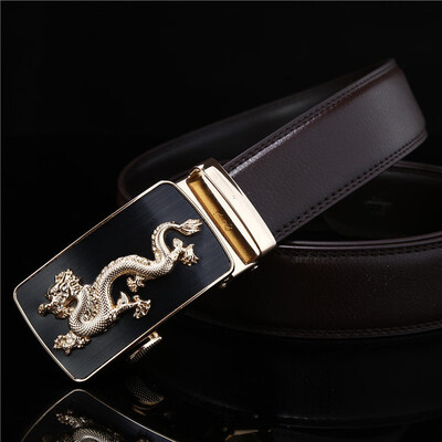 

Fashion Men belt Chinese style Alloy Automatic buckle belt high quality business affairs casual solid color belt Men
