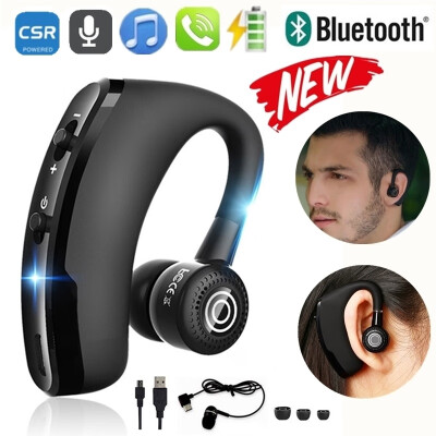 

New V9 Handsfree Wireless Bluetooth Headset Noise Control Business Wireless with Microphone for Driver Sport