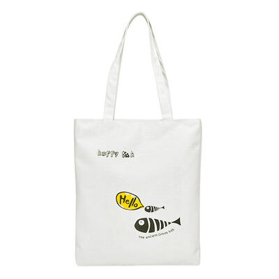 

Cute Cartoon Print Women Canvas Shoulder Handbag Casual Beach Shopping Tote