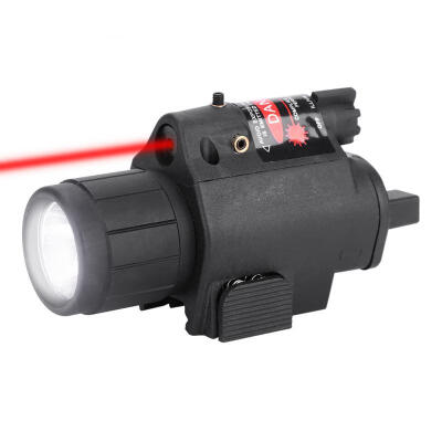 

Greensen Outdoor Red Light Gun Sight with LED Flashlight 20mm Rail Mount for Picatinny Handgun Pistol