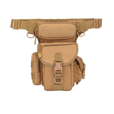 

Multi-pockets Camouflage Waist Bag Waterproof Fanny Pack Travel Outdoor Sports Hiking Cycling Riding Leg Bag Thigh Pouch