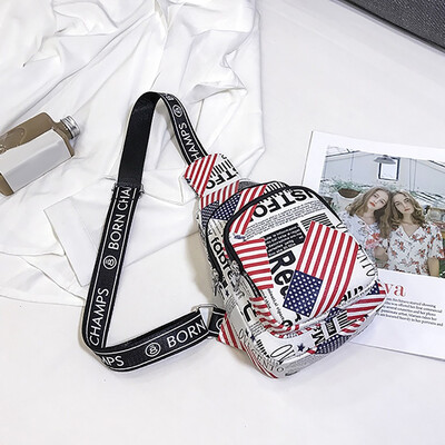 

Tailored Men And Womens Fashion Sport Waist Waterproof Bag Judi Letter Chest Bag