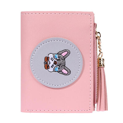 

Fashion Women Cartoon Dog Print Clutch Wallet Coin Purse Phone Change Bags