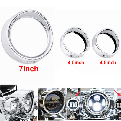

Motorcycle Fog Light Cover Protection Ring Cap Decoration Lamp Shade Accessory