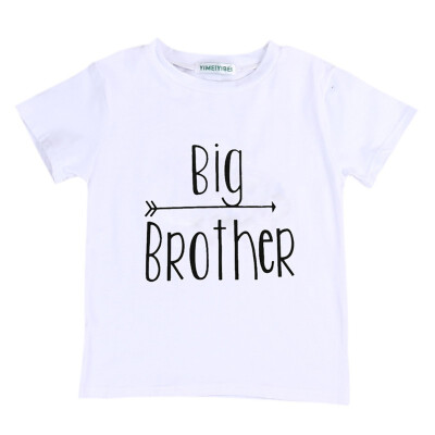 

Big Little Brother Matching Top T-shirt Baby Boy Romper Bodysuit Jumpsuit UK tre