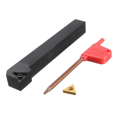 

STGCR1212H11 12x100mm Lathe Boring Bar Turing Tool Holder TCMT1102 Blade Insert Wrench