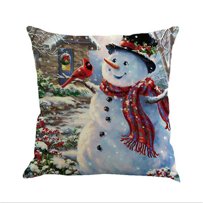 

〖Follure〗Christmas Sofa Bed Home Decor Pillow Case Cushion Cover