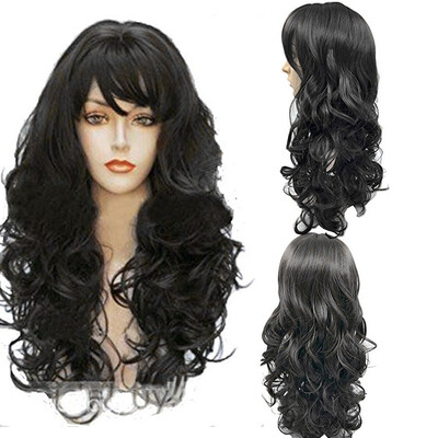 

〖Follure〗Blonde Wigs Wavy Curly Long Heat Resistant Fiber Costume Party Wigs for Women