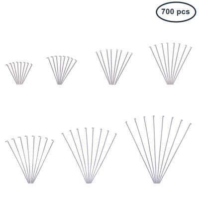 

PH PANDAHALL 700 Pcs 304 Stainless Steel Head Pins Findings 7 Styles Eye Pin for Jewelry Making