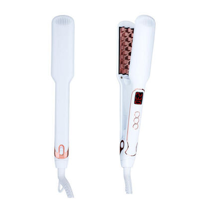 

2-in-1 Hair Straightener And Curler Ceramic Flat Iron With LCD ScreenEU PLUG