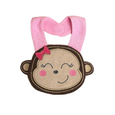 

Baby Kids Cartoon Lunch Bib Cute Animal Embroidery Cotton Waterproof Boys Girls Slaliva Towel Bib Burp Cloths