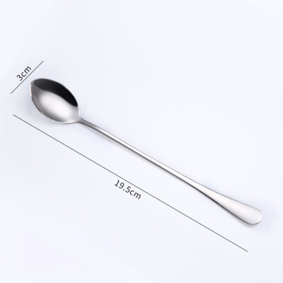 

Stainless steel Long Handled coffee spoons Coffee ice drink stirring spoon Ice Cream Dessert Tea Spoon