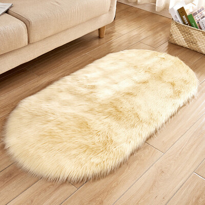 

Toponeto Soft Rug Chair Cover Artificial Sheepskin Wool Warm Hairy Carpet Seat Mats Rug