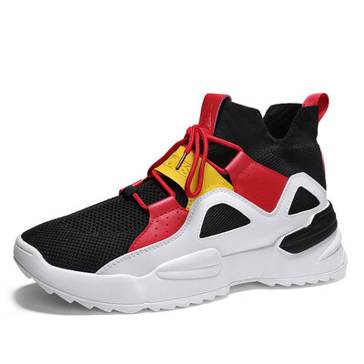 

Mesh four flying woven shoes mens shoes mesh breathable shoes sports shoes tide shoes in the shoes